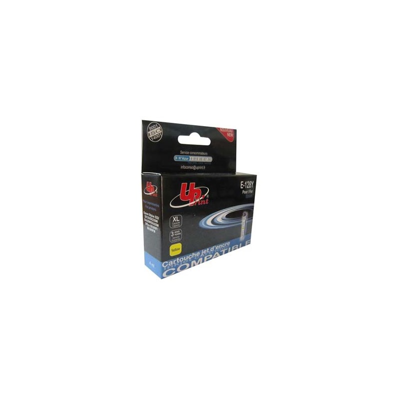 UPrint kompatybilny ink / tusz z C13T12844011, E-128Y, yellow, 270s, 10ml