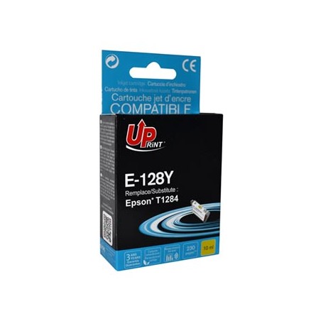 UPrint kompatybilny ink / tusz z C13T12844011, E-128YE, yellow, 230s, 5ml