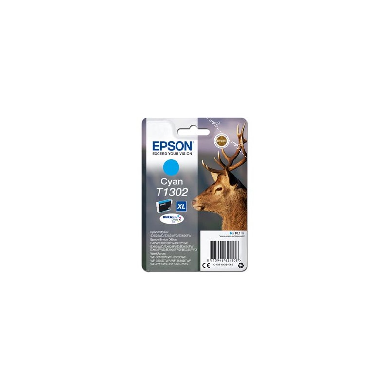 Epson oryginalny ink / tusz C13T13024012, T1302, cyan, 765s, 10,1ml