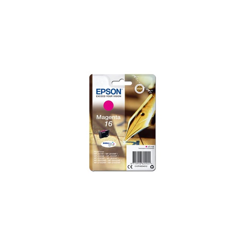 Epson oryginalny ink / tusz C13T16234012, T162340, magenta, 3.1ml