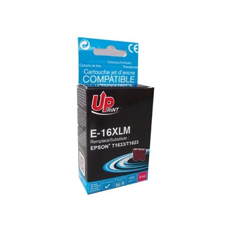 UPrint kompatybilny ink / tusz z C13T16334010, T163340, 16XL, E-16XLM, magenta, 450s, 9ml