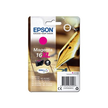 Epson oryginalny ink / tusz C13T16334012, T163340, 16XL, magenta, 6.5ml