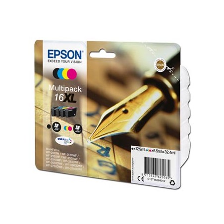 Epson oryginalny ink / tusz C13T16364012, T163640, 16XL, CMYK, 3x6.5/12.9ml