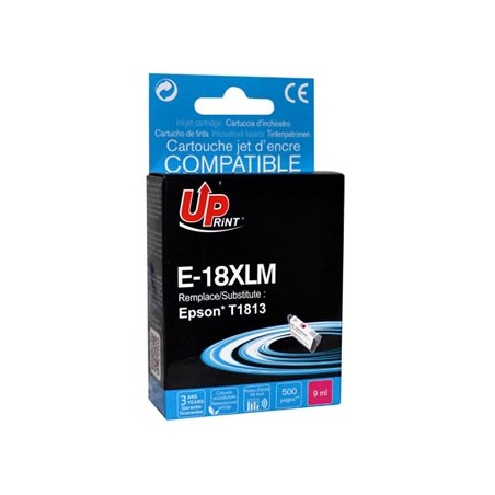 UPrint kompatybilny ink / tusz z C13T18134010, 18XL, E-18XLM, magenta, 10ml