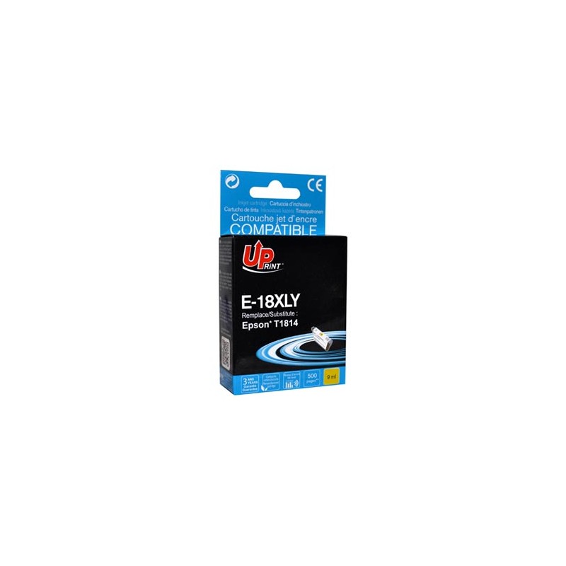 UPrint kompatybilny ink / tusz z C13T18144010, 18XL, E-18XLY, yellow, 450s, 10ml