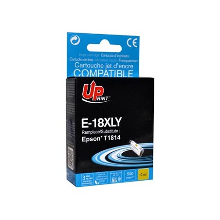 UPrint kompatybilny ink / tusz z C13T18144010, 18XL, E-18XLY, yellow, 450s, 10ml