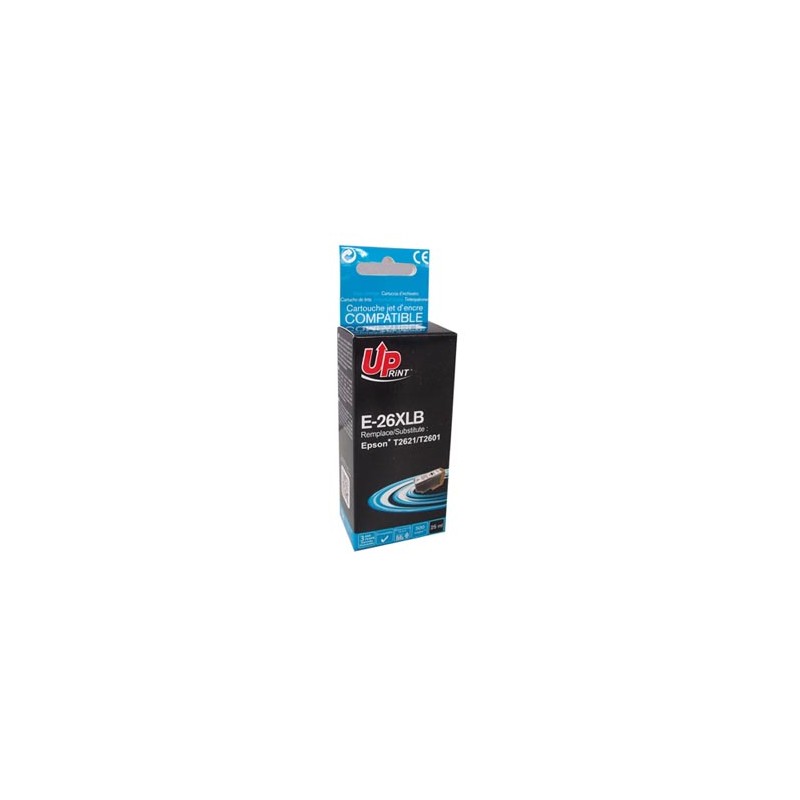 UPrint kompatybilny ink / tusz z C13T26214010, T262140, 26XL, E-26XLB, black, 500s, 25ml