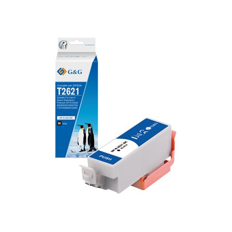 G&G kompatybilny ink / tusz z C13T26214012, NP-R-2621BK, black
