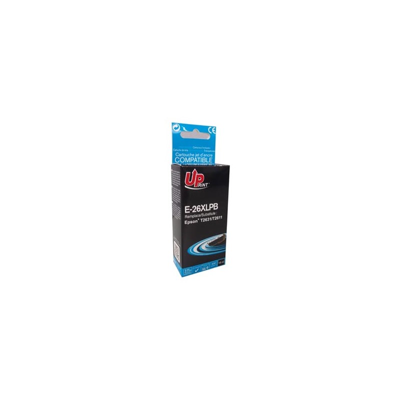 UPrint kompatybilny ink / tusz z C13T26314010, T263140, 26XL, E-26XLPB, photo black, 400s, 15ml