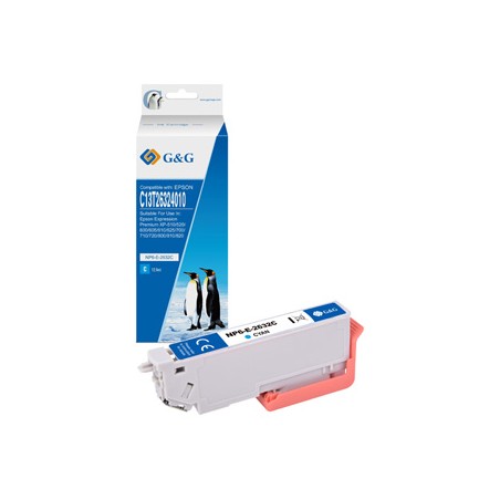 G&G kompatybilny ink / tusz z C13T26324012, NP-R-2632C, cyan