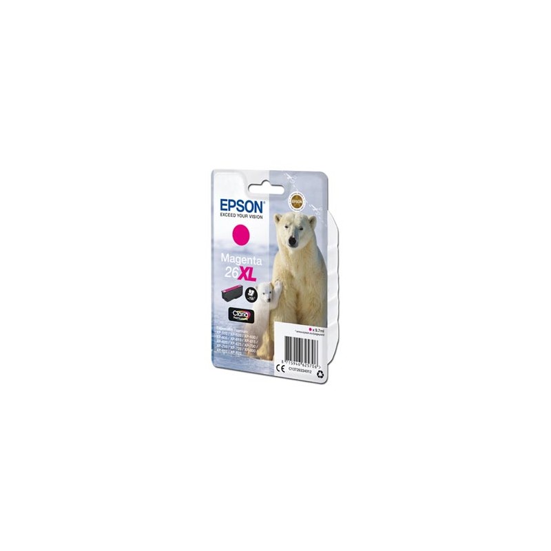 Epson oryginalny ink / tusz C13T26334012, T263340, 26XL, magenta, 9,7ml