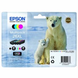 Epson oryginalny ink / tusz C13T26364010, T263640, 26XL, CMYK, 3x9,7/12,2ml