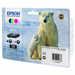 Epson oryginalny ink / tusz C13T26364010, T263640, 26XL, CMYK, 3x9,7/12,2ml
