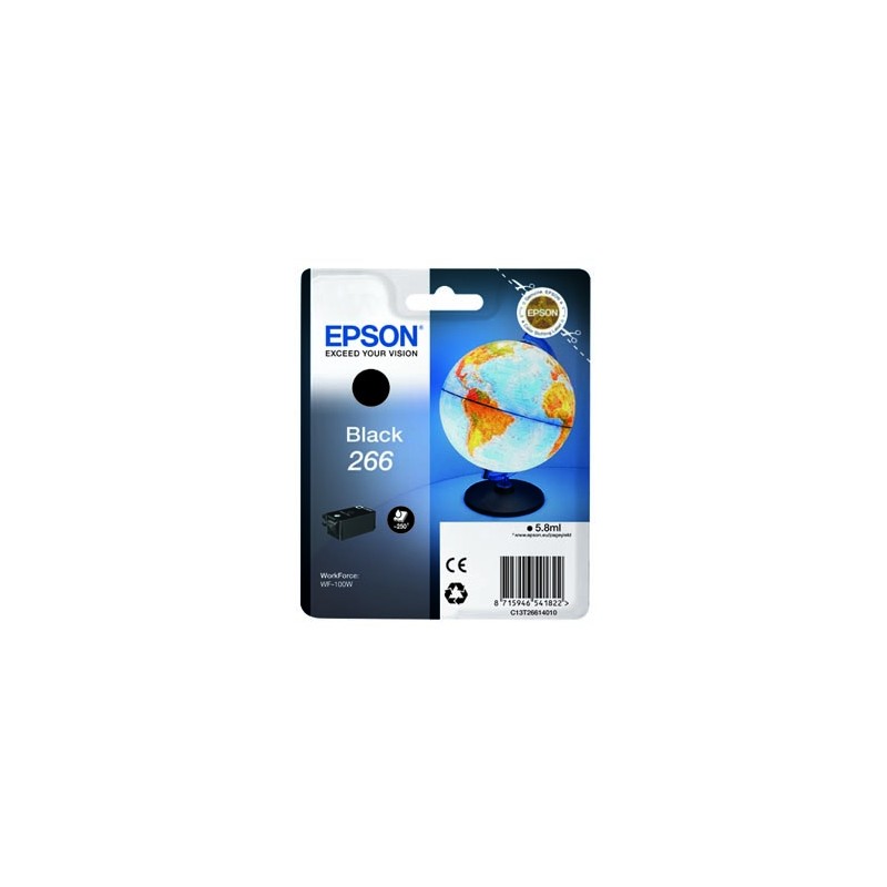 Epson oryginalny ink / tusz C13T26614010, 266, black, 5,8ml