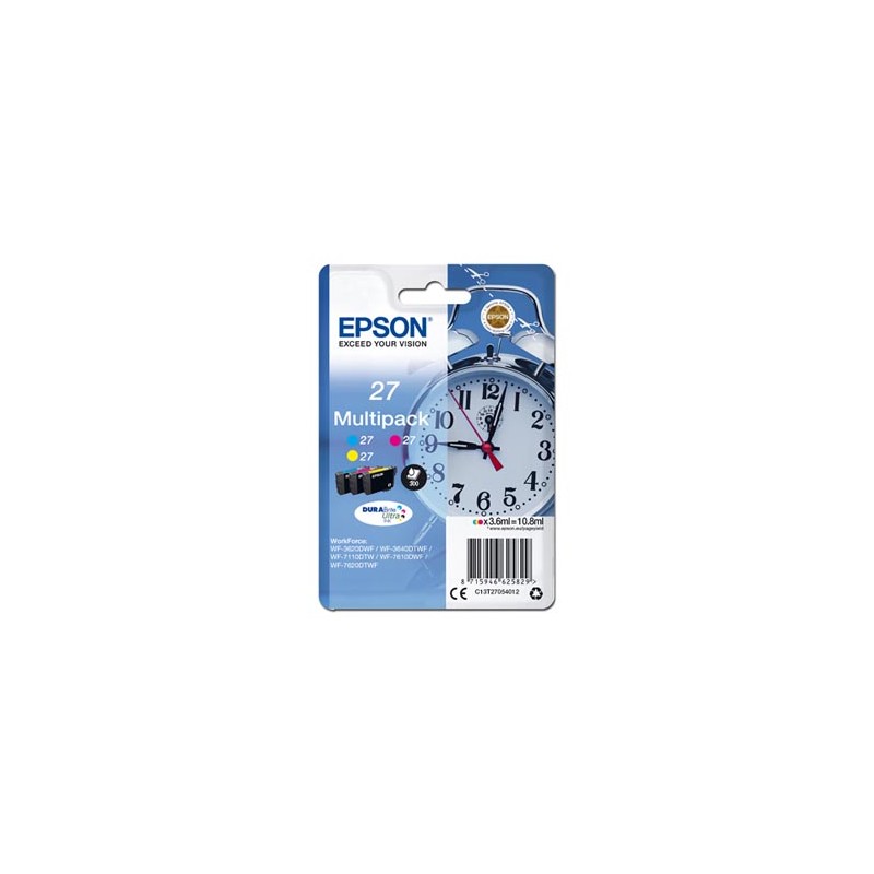 Epson oryginalny ink / tusz 13T27054012, 27, color, 3x3,6ml