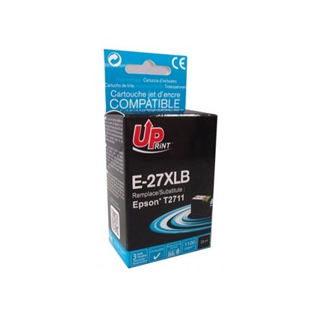 UPrint kompatybilny ink / tusz z C13T27114010, 27XL, E-27XLB, black, 1100s, 23ml