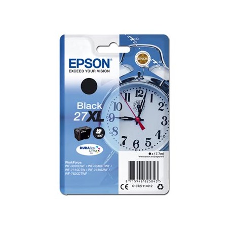 Epson oryginalny ink / tusz C13T27114012, 27XL, black, 17,7ml