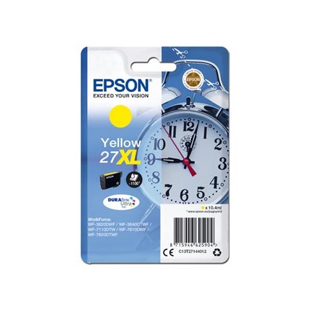 Epson oryginalny ink / tusz C13T27144012, 27XL, yellow, 10,4ml