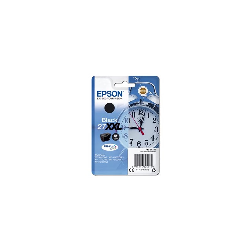 Epson oryginalny ink / tusz C13T27914012, 27XXL, black, 34,1ml