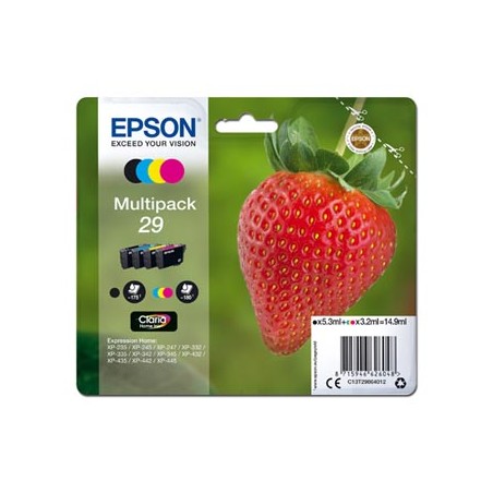 Epson oryginalny ink / tusz C13T29864012, T29, CMYK, 5,3/3x3,2ml