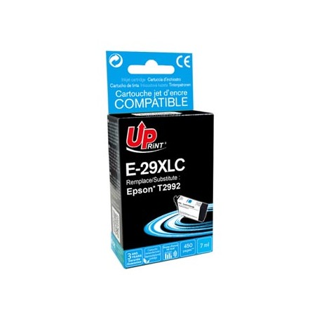 UPrint kompatybilny ink / tusz z C13T29924010, T29XL, E-29XLC, cyan, 450s, 7ml