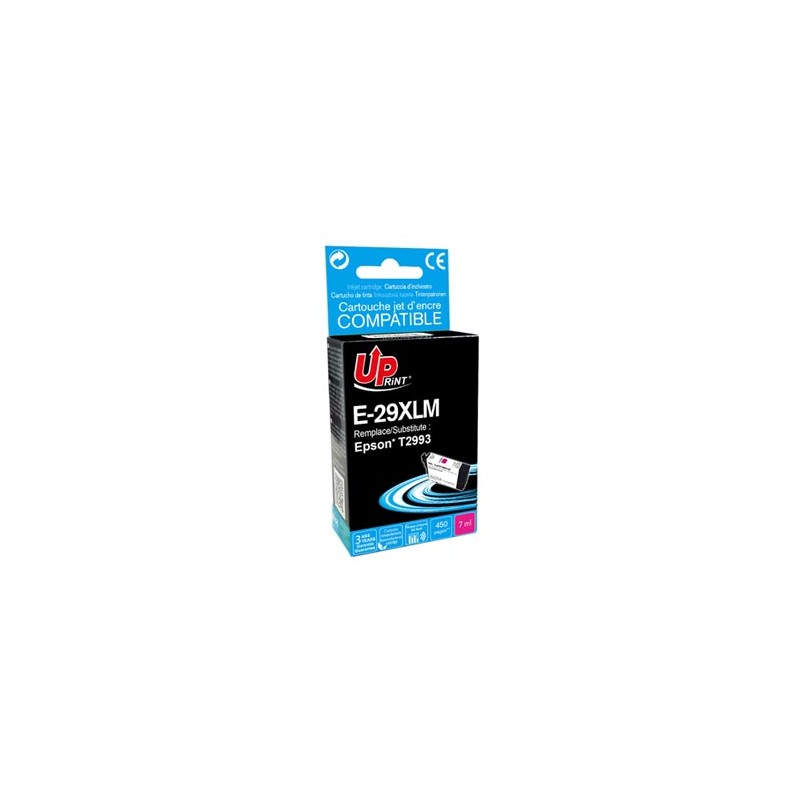 UPrint kompatybilny ink / tusz z C13T29934010, T29XL, E-29XLM, magenta, 450s, 7ml