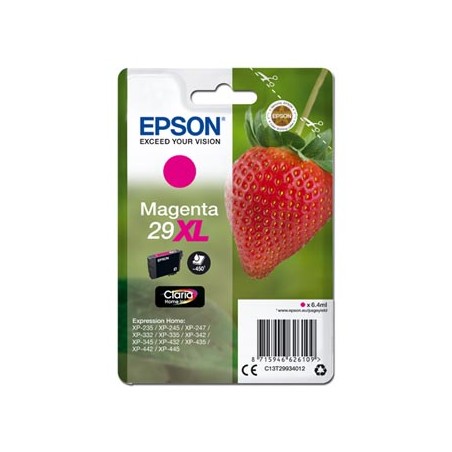 Epson oryginalny ink / tusz C13T29934012, T29XL, magenta, 6,4ml