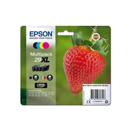 Epson oryginalny ink / tusz C13T29964012, T29XL, CMYK, 11,3/3x6,4ml