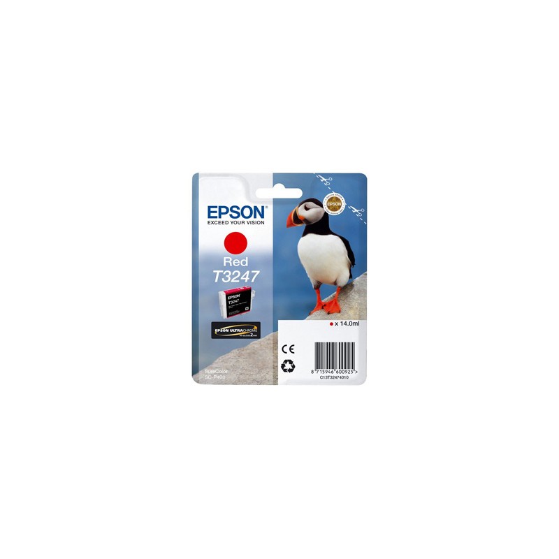 Epson oryginalny ink / tusz C13T32474010, red, 14ml