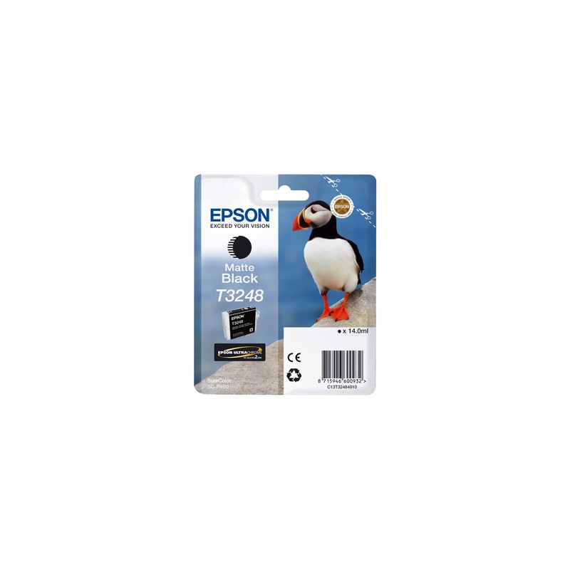 Epson oryginalny ink / tusz C13T32484010, czarny mat, 14ml