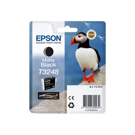 Epson oryginalny ink / tusz C13T32484010, czarny mat, 14ml
