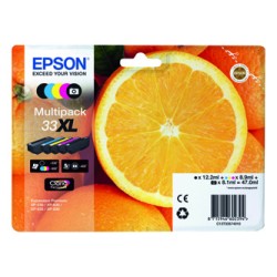Epson oryginalny ink / tusz C13T33574011, T33XL, CMYK, 12,2/3x8,9/8,1ml