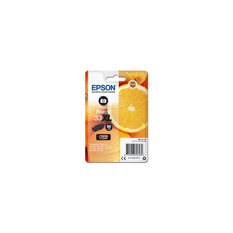 Epson oryginalny ink / tusz C13T33614012, T33XL, photo black, 8,1ml