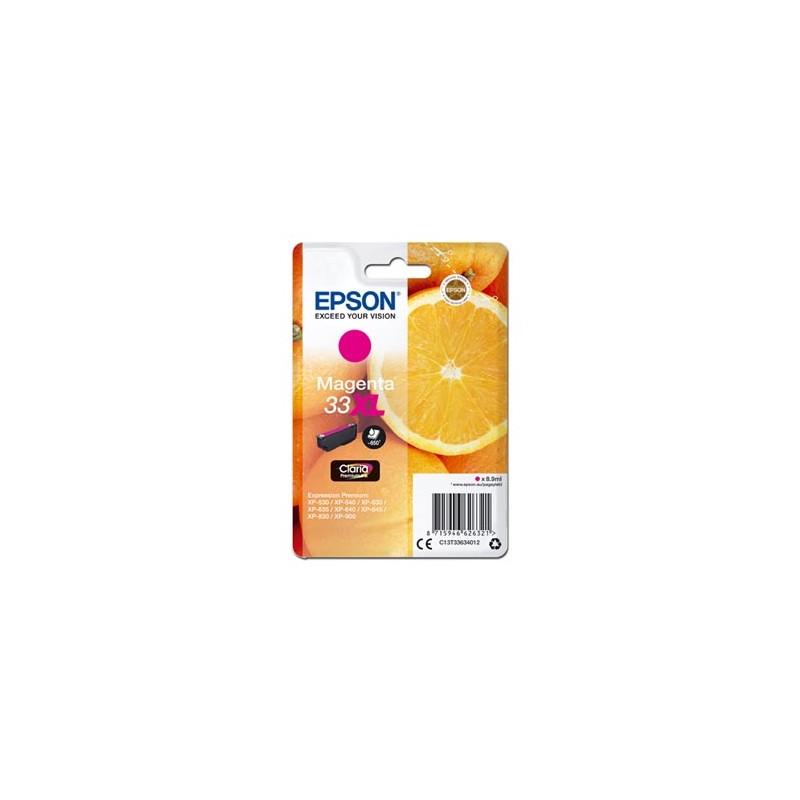 Epson oryginalny ink / tusz C13T33634012, T33XL, magenta, 8,9ml