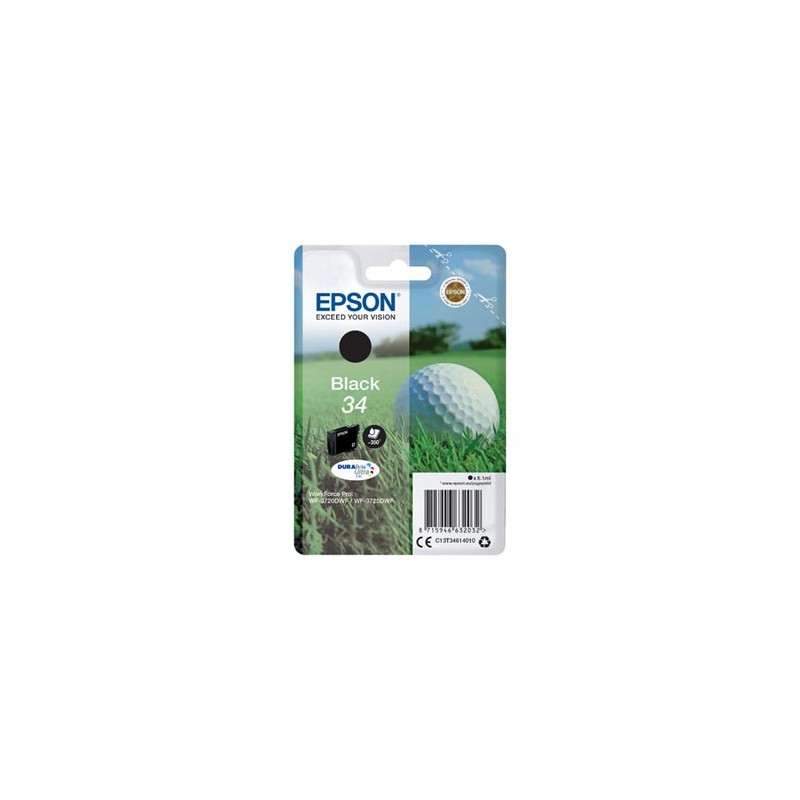Epson oryginalny ink / tusz C13T34614010, T346140, black, 6.1ml