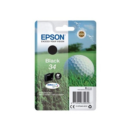 Epson oryginalny ink / tusz C13T34614010, T346140, black, 6.1ml
