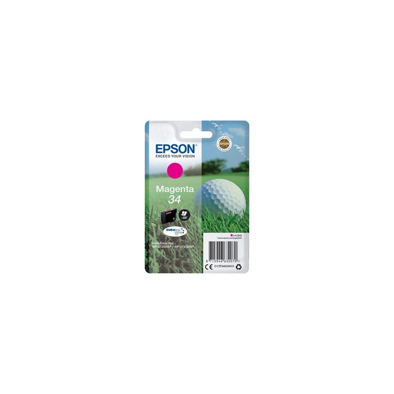 Epson oryginalny ink / tusz C13T34634010, T346340, magenta, 4.2ml