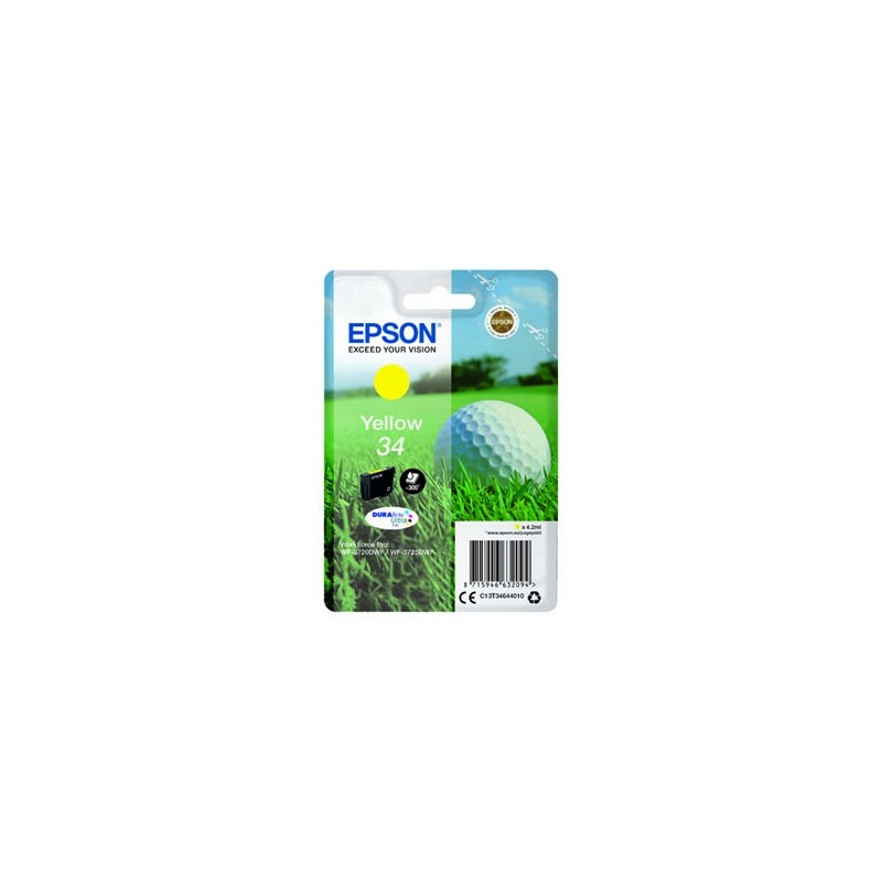 Epson oryginalny ink / tusz C13T34644010, T346440, yellow, 4.2ml