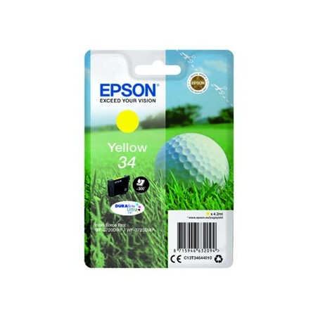Epson oryginalny ink / tusz C13T34644010, T346440, yellow, 4.2ml