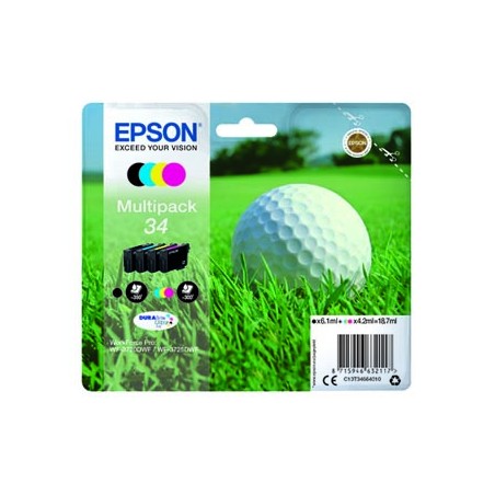 Epson oryginalny ink / tusz C13T34664010, T346640, CMYK, 18.7ml