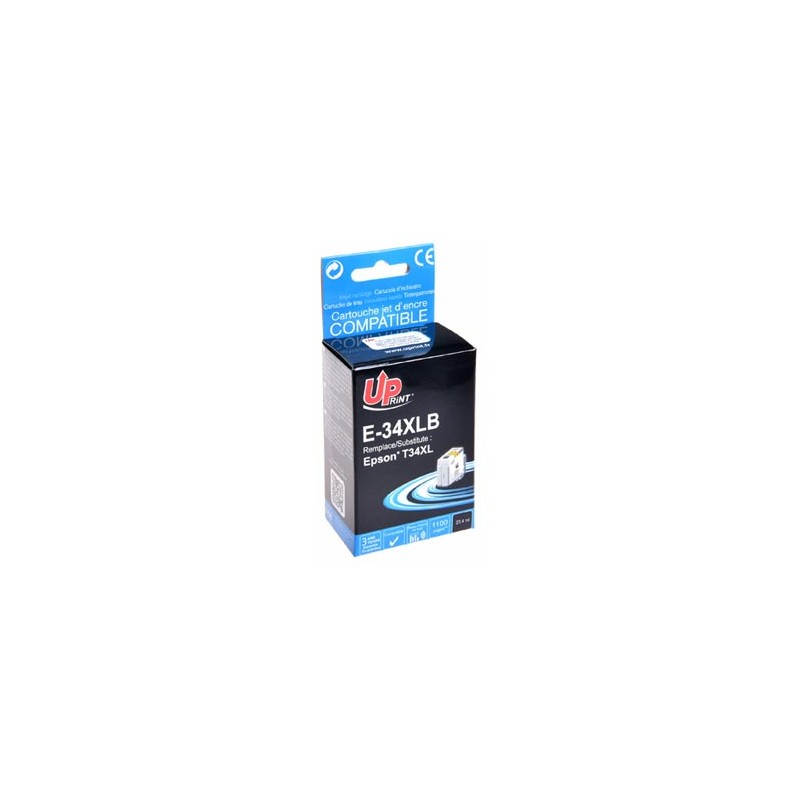 UPrint kompatybilny ink / tusz z C13T34714010, T347140, E-34XLB, black, 1100s, 23,4ml