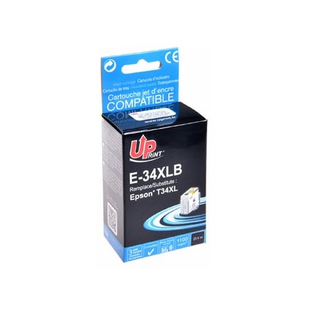 UPrint kompatybilny ink / tusz z C13T34714010, T347140, E-34XLB, black, 1100s, 23,4ml