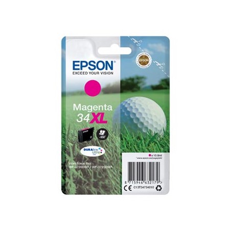Epson oryginalny ink / tusz C13T34734010, T347340, 34XL, magenta, 10.8ml
