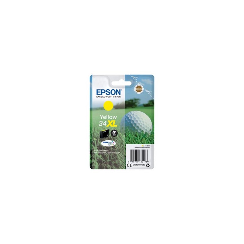 Epson oryginalny ink / tusz C13T34744010, T347440, 34XL, yellow, 10.8ml