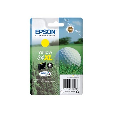 Epson oryginalny ink / tusz C13T34744010, T347440, 34XL, yellow, 10.8ml