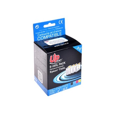 UPrint kompatybilny ink / tusz z C13T347, T347, E-34XL PACK, black/cyan/magenta/yellow, 1x1100+3x950s, 1x23,4+3x14ml