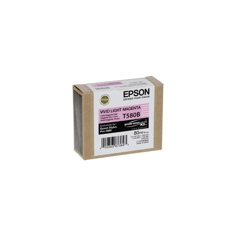 Epson oryginalny ink / tusz C13T580B00, light vivid magenta, 80ml
