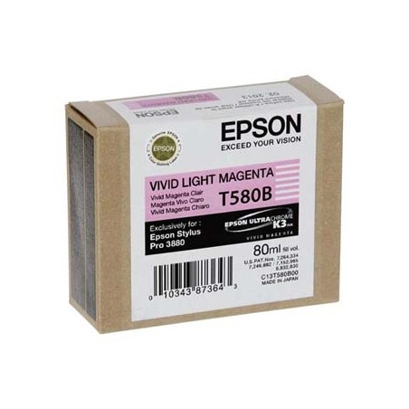 Epson oryginalny ink / tusz C13T580B00, light vivid magenta, 80ml
