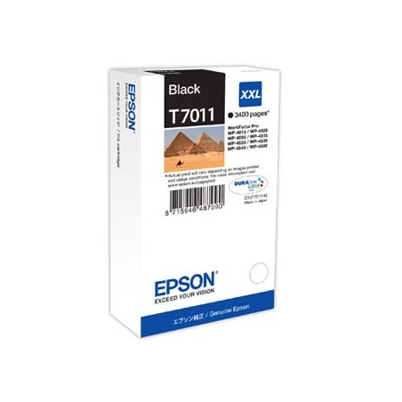 Epson oryginalny ink / tusz C13T70114010, XXL, black, 3400s, XXL
