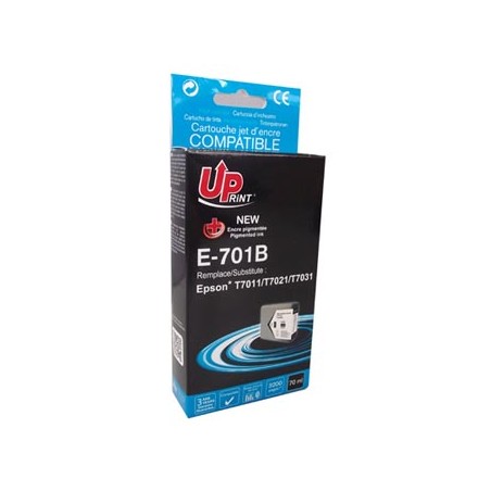 UPrint kompatybilny ink / tusz z C13T70114010, E-701B, black, 3200s, 60ml, XXL
